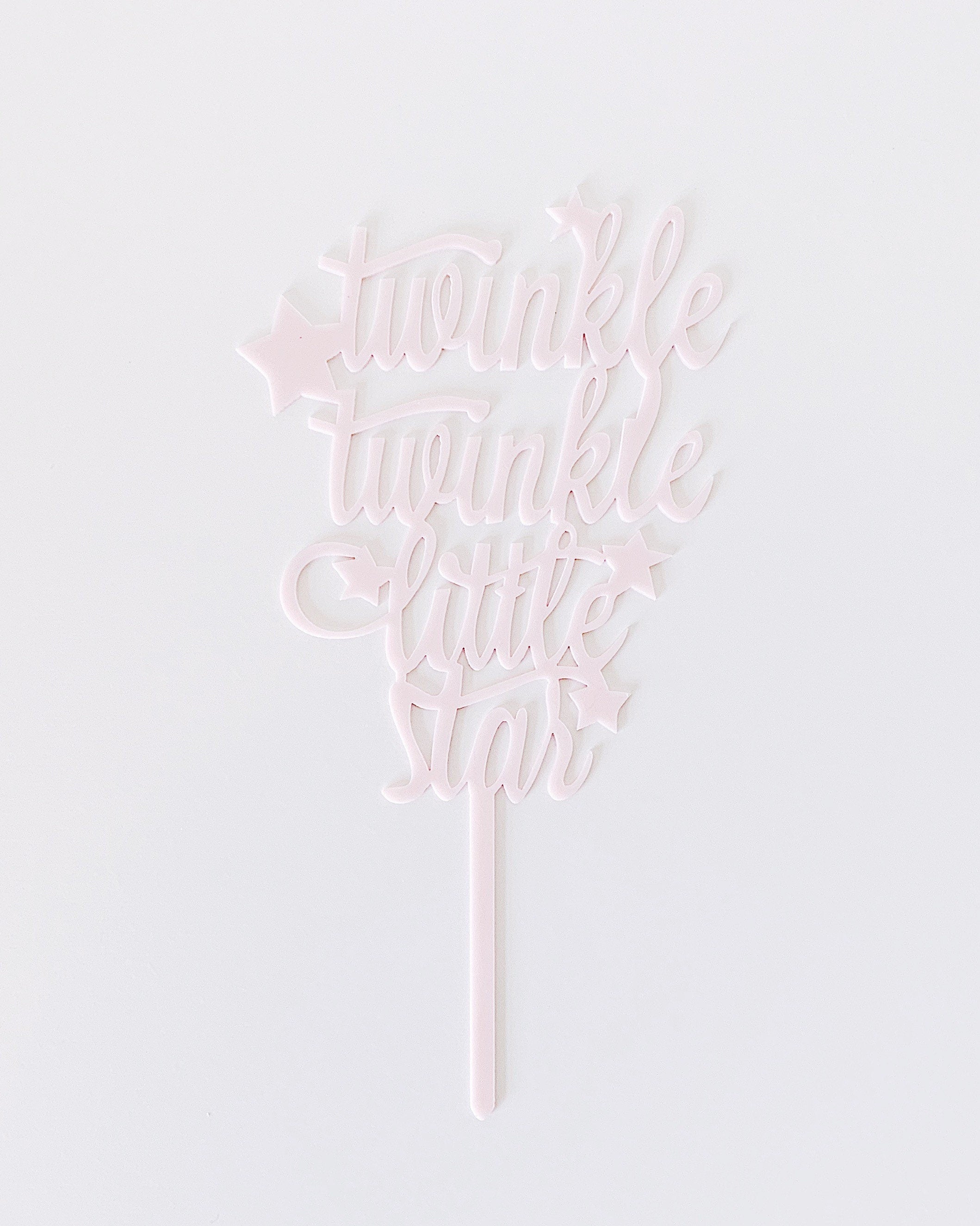 Twinkle Twinkle Little Star Cake Topper Cakejuliacake 7502