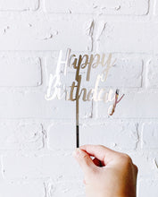 Load image into Gallery viewer, Bold “Happy Birthday” Cake Topper
