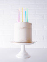 Load image into Gallery viewer, Slim Tall Rainbow Birthday Candles
