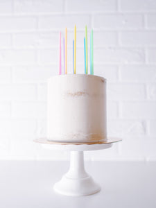 Slim Tall Rainbow Birthday Candles