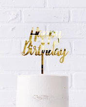 Load image into Gallery viewer, Bold “Happy Birthday” Cake Topper
