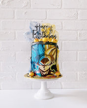 Load image into Gallery viewer, Cursive &quot;Happy Birthday&quot; Shiny Cake Topper
